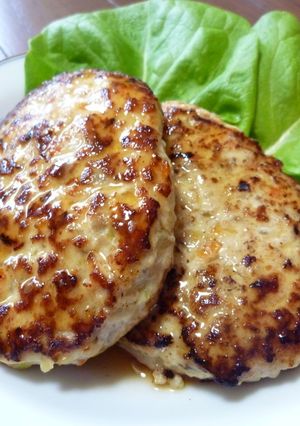 ゴボウ入り豆腐ハンバーグ(≧∇≦)-レシピのメイン写真