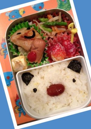 忙しい朝も簡単キャラ弁♥ペネロペ-レシピのメイン写真