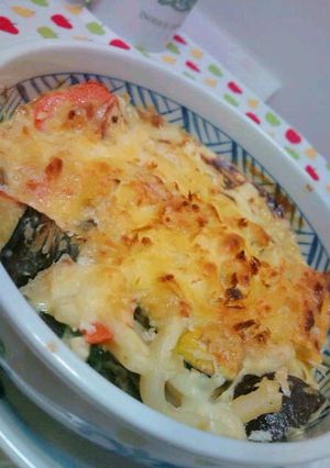 南瓜のうどんグラタン★カレー風味-レシピのメイン写真