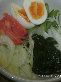野菜サラダ(わさび味ドレッシング)-レシピのメイン写真