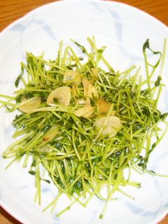豆苗の炒め物-レシピのメイン写真