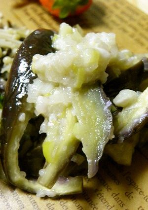 茄子の塩麹からし蒸し-レシピのメイン写真