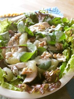 文旦と鶏ササミのサラダ-レシピのメイン写真