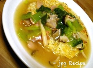 あんかけ☆そうめん　〜かた焼そば風〜-レシピのメイン写真