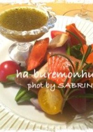 サーモンとカラフル野菜のハーブレモン風味-レシピのメイン写真
