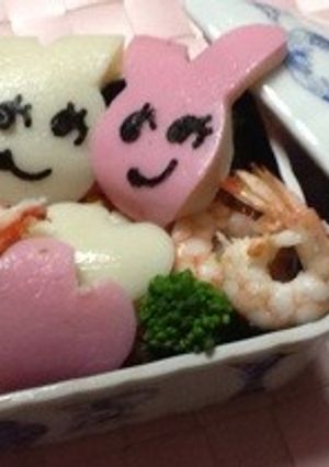 ひな祭パーティにうさぎのちらし寿司BOX-レシピのメイン写真