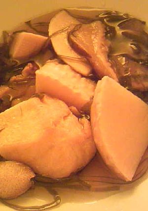 鱈と筍と椎茸と細切り昆布の醤油味醂酒煮-レシピのメイン写真
