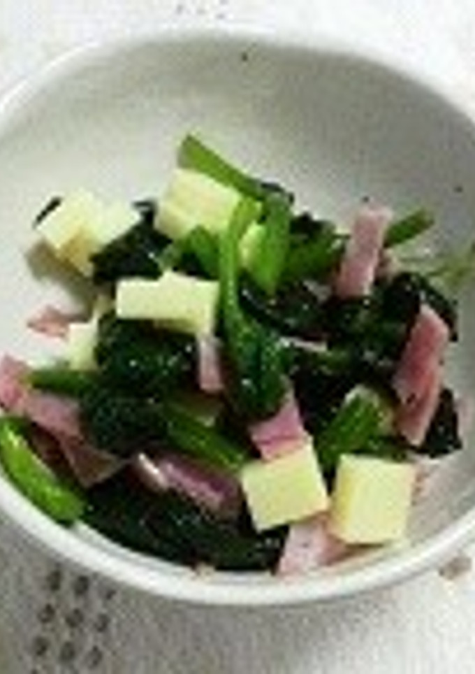 ほうれん草とハムの和え物-レシピのメイン写真