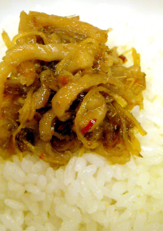 鶏皮でご飯のとも生姜煮-レシピのメイン写真