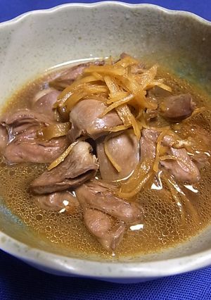 鶏ハート(心臓)の生姜煮-レシピのメイン写真