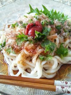 さっぱり!梅しそポン酢うどん-レシピのメイン写真