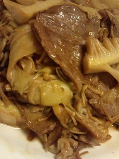 筍と牛肉の炒め物-レシピのメイン写真