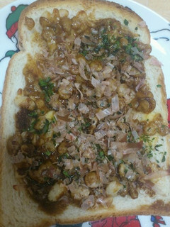 朝食に★お好み焼き風トースト☆-レシピのメイン写真