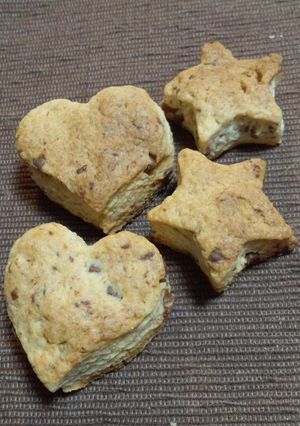 材料4つ★しっとりﾊﾞﾅﾅﾁｮｺｸｯｷｰ-レシピのメイン写真
