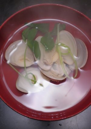 お雛様・はまぐりのお吸い物-レシピのメイン写真