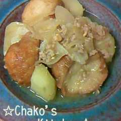 รูปของ ☆あぶら麩が主役のじゃがバター☆