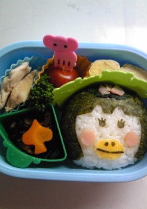 キャラ弁☆おにぎり65・ももかっぱちゃん-レシピのメイン写真