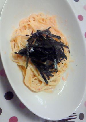 明太子クリームパスタ-レシピのメイン写真