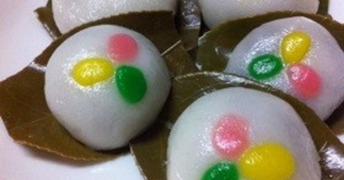 ひな祭りに♪花餅 by irieka 【クックパッド】 簡単おいしいみんなの