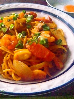 香ばしい!鉄板焼き屋のカレー焼きそば-レシピのメイン写真