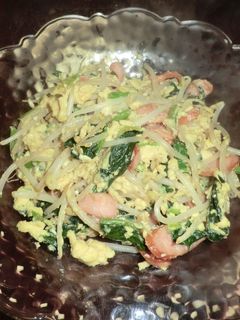 ☆ほうれん草の卵とじ炒め☆-レシピのメイン写真