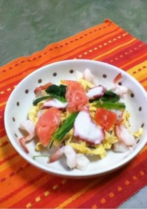 カフェ飯風★お手軽ちらし寿司-レシピのメイン写真