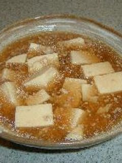 スープ?みたいな豆腐の鶏そぼろあんかけ-レシピのメイン写真