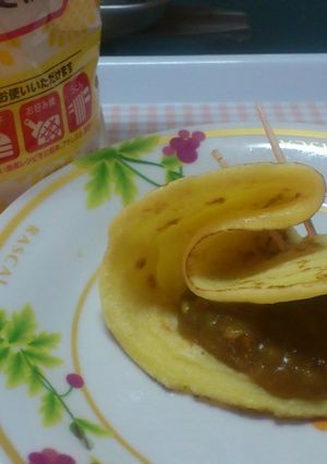 クレープdeカレー-レシピのメイン写真