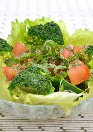 野菜サラダ☆和風ドレッシング-レシピのメイン写真