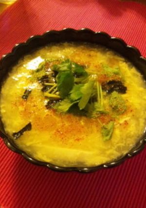とろとろ♡豆腐＆玉子の鶏ガラスープ♡-レシピのメイン写真