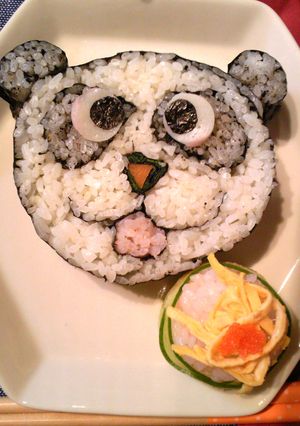 パンダ巻き寿司-レシピのメイン写真
