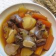 鶏レバーのじゃが芋煮