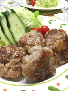 豚コマdeコロコロステーキ♪-レシピのメイン写真
