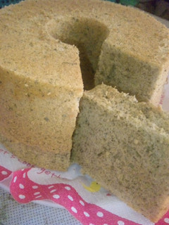 緑茶のシフォンケーキ-レシピのメイン写真