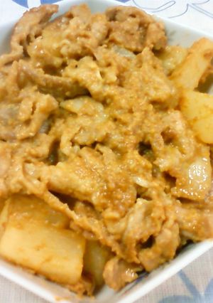 豚肉と大根の中華風炒め-レシピのメイン写真