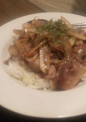 ワイルドだろ～♪元気の出るラム丼♪-レシピのメイン写真