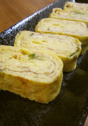 味付けこれだけ♡ネギ味噌de卵焼き♡-レシピのメイン写真