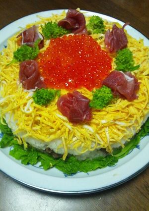 すしケーキ-レシピのメイン写真