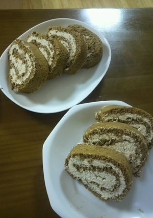 カフェロールケーキ-レシピのメイン写真