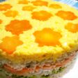 雑穀米で♪イベントの日にお寿司のケーキ