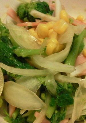 菜の花と新玉葱のサラダ☆-レシピのメイン写真