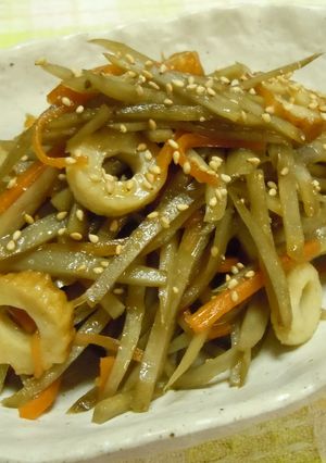きんぴらごぼう～柚子こしょう風味～-レシピのメイン写真