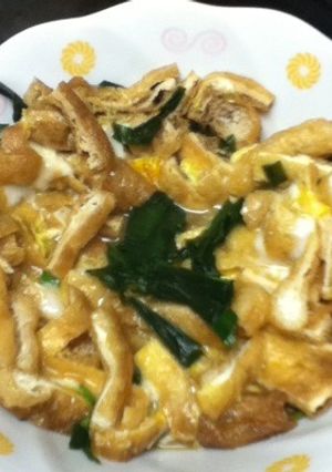 ラカントすき焼のたれdeニラ玉-レシピのメイン写真