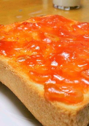 エビチリのタレでピリ辛トースト-レシピのメイン写真