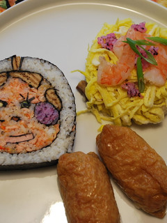飾り巻き寿司(娘の顔)-レシピのメイン写真