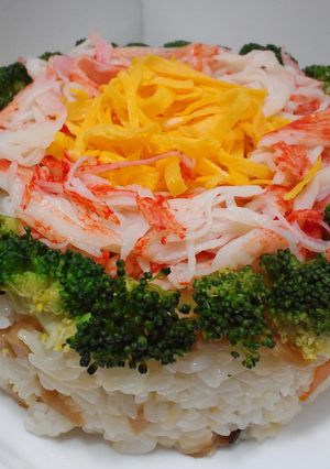ちらし寿司ケーキ　-レシピのメイン写真
