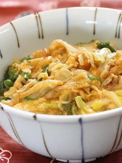 ねぎキムチの卵とじ丼-レシピのメイン写真