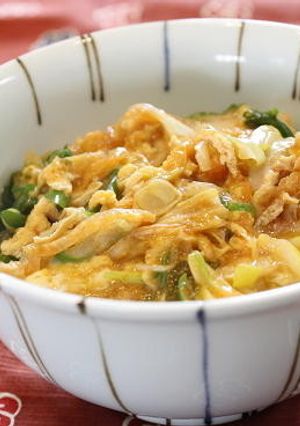 ねぎキムチの卵とじ丼-レシピのメイン写真