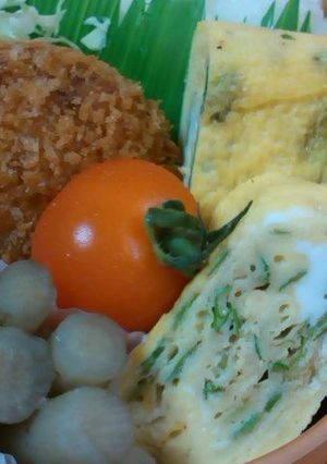 セロリ入り卵焼き-レシピのメイン写真