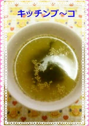 超簡単ワカメスープ-レシピのメイン写真